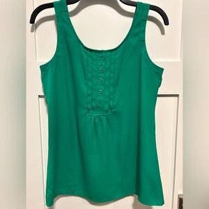 Ann Taylor Kelly Green Tank Suiting Size XS